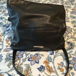 Nine West Black Textured Crossbody Bag